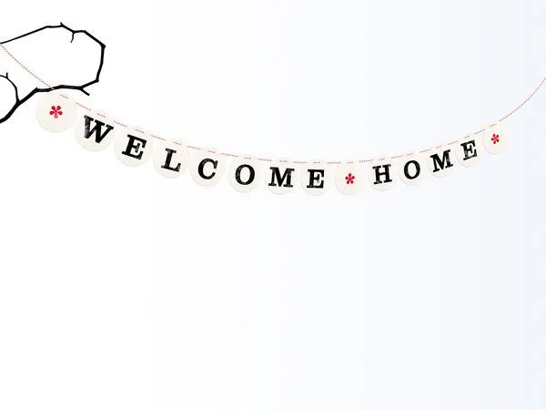 renna deluxe renna deluxe WELCOME HOME Girlande – Produktbild 1 von 3