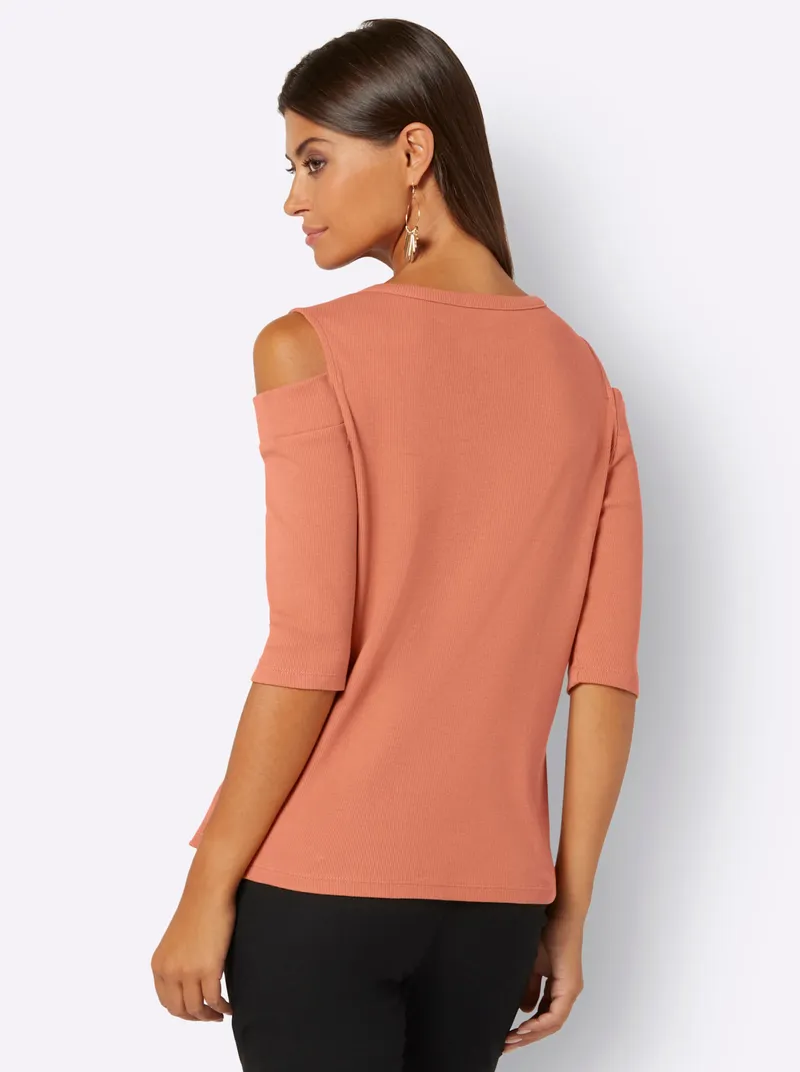 Witt 3/4-Arm-Shirt papaya, Papaya, – Produktbild 2 von 2