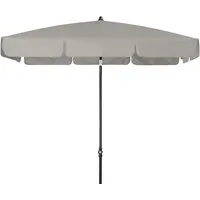 Doppler doppler Sonnenschirm "SUNLINE NEO WATERPROOF" 185 x 120 cm, mit Tasche, hellgrau – Produktbild 1 von 1