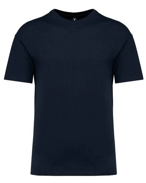 YTWOO YTWOO Unisex-T-Shirt mit hängenden Schultern aus 100% Bio-Baumwolle, Navy, – Produktbild 1 von 3