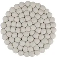 myfelt myfelt Filzkugel Topfuntersetzer (⌀ 20 cm), Hellgrau (aven), – Produktbild 1 von 1