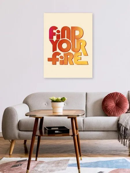 Photocircle Photocircle Poster / Leinwandbild - find your fire – Produktbild 2 von 4