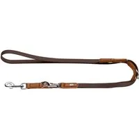 Dog Sport Dog Sport HUNTER verstellbare Hundeführleine wolmar biothane x leder braun 1,6 cm – Produktbild 1 von 1