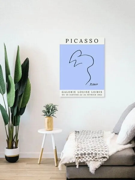 Photocircle Photocircle Poster / Leinwandbild - Picasso Maus – violett – Produktbild 4 von 4