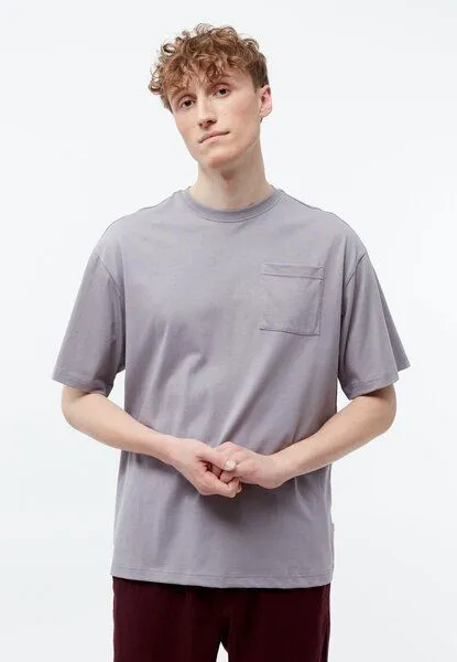 Givn Berlin Givn Berlin T-Shirt GBEVAN oversize aus Bio-Baumwolle, Lilac grey, – Produktbild 1 von 3