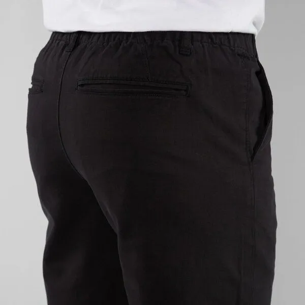 Dedicated DEDICATED Chino Shorts Nacka, Schwarz, – Produktbild 3 von 3