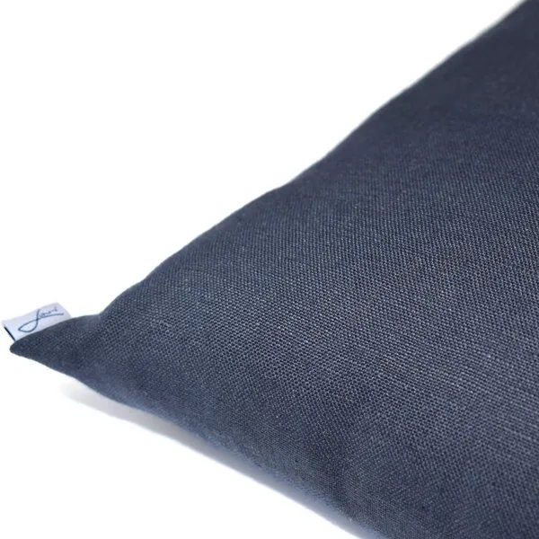 Lou-i Lou-i Kirschkernkissen bio Leinen Made in Germany, Leinen blau, – Produktbild 2 von 3