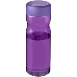 Unbranded H2O Active® Eco Base 650 ml Sportflasche mit Drehdeckel, lila/ weiß, Weiß / lila, – Produktbild 1 von 1