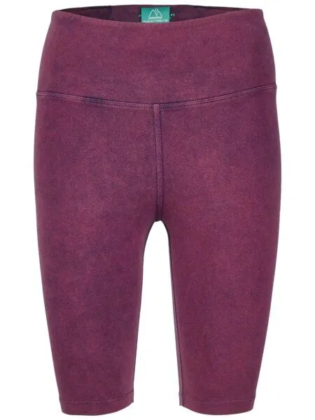 nice to meet me nice to meet me Essential Biker aus Biobaumwolle - Tie Dye Radlerhose, Tie dye violet, – Produktbild 1 von 3