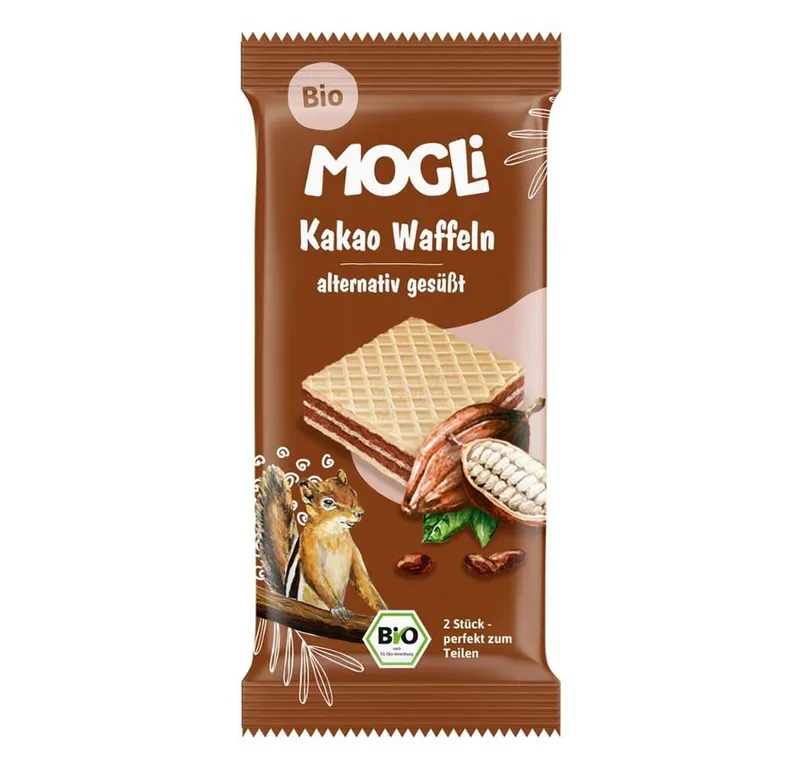 MOGLi MOGLi Bio-Kakaowaffel, 15 g – Produktbild 2 von 2