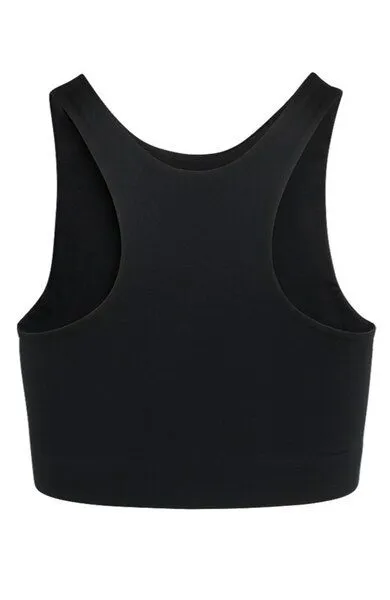 Girlfriend Collective Girlfriend Collective Damen Yoga-BH-Top Dylan aus recycelten Plastikflaschen, Schwarz, – Produktbild 4 von 4