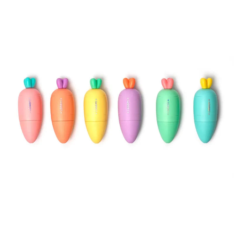 Legami Legami Mini-Textmarker Karotten 6 Stück – Produktbild 1 von 1