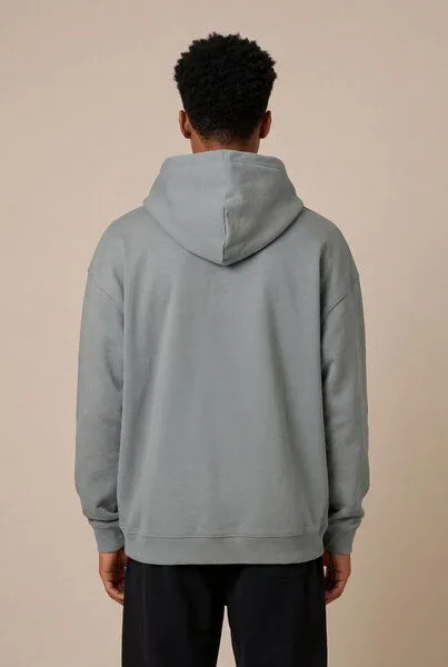THE FACE OF ELEMENTS The Face of Elements Opportunity - Relaxed Fit Hoodie aus 100% Bio-Baumwolle, Stone (grau), – Produktbild 3 von 3