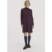hessnatur hessnatur Strick Kleid Relaxed aus TENCEL Lyocell mit Bio-Baumwolle, Schwarzbeere, – Produktbild 1 von 1
