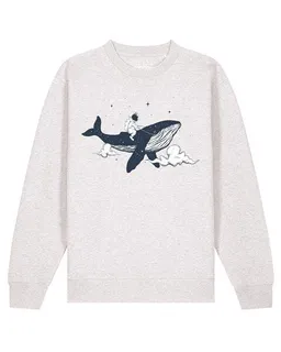 watapparel watapparel Sweatshirt Unisex Spacewhale – Produktbild 1 von 1