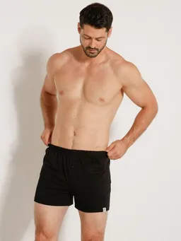Haasis Bodywear Haasis Bodywear Herren Jersey Boxer, mit Knopfleiste, 2er Pack, Single-Jersey – Produktbild 1 von 1