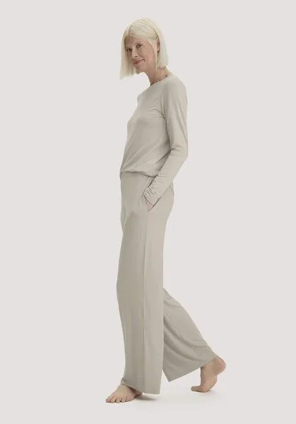 hessnatur hessnatur Schlafhose PURE SENSE aus TENCEL Modal, Perlmutt, – Produktbild 1 von 3