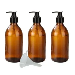 mikken mikken Seifenspender braun 250 ML widerverwendbarer Lotionsspender aus Braunglas 0,25 Liter Apothekerqualität – Produktbild 1 von 1