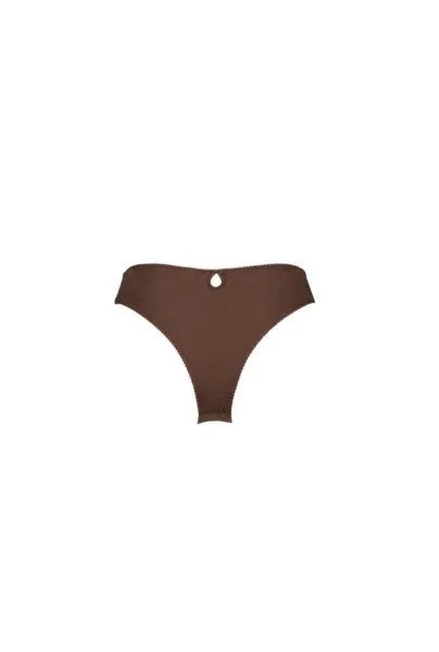 Nénés Nénés Zeitlose hochgeschnittene Unterhose, Braun, – Produktbild 4 von 4