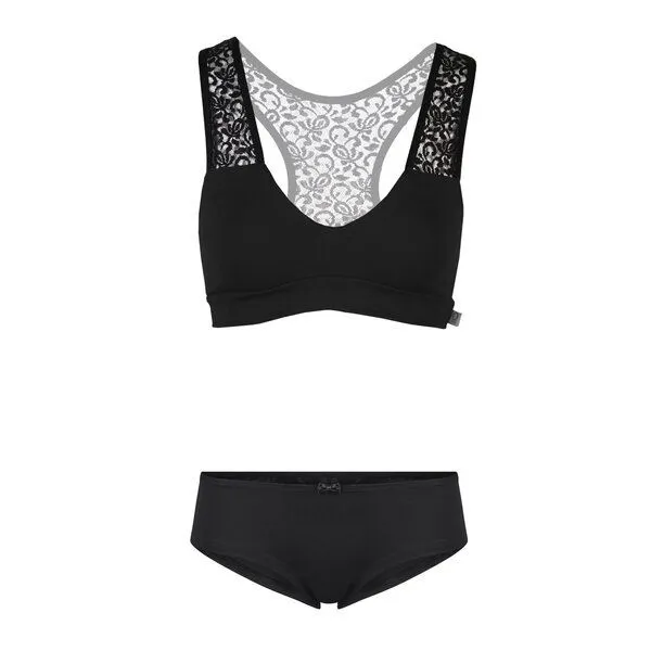 Frija Omina Frija Omina Set Bio-Hipster & Bustier Jondel, Schwarz, – Produktbild 2 von 3