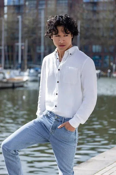 Kings Of Indigo Kings Of Indigo ENDA POCKET | OPTICAL WHITE LINEN, White, – Produktbild 1 von 4