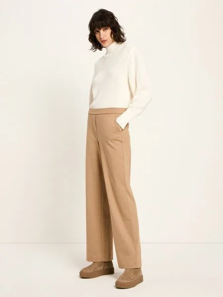 LANIUS LANIUS Hose mit geradem Bein, Cinnamon melange, – Produktbild 1 von 4