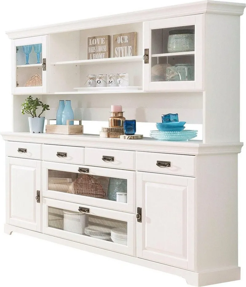 OTTO home Buffet Rügen FSC® zertifiziertes Massivholz, im Landhausstil, Weiß, – Produktbild 2 von 8
