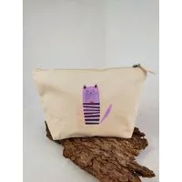 MelaDi Meladi Accessoire-Taschen aus Biobaumwolle - Größe M Katze – Produktbild 1 von 1