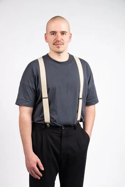 klYmp klYmp Hosenträger 'basic' uni vegan, Schwarz, – Produktbild 2 von 4