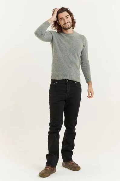 Flax and Loom Flax and Loom Regular Fit Jeans Satch, Raven (schwarz), – Produktbild 3 von 6