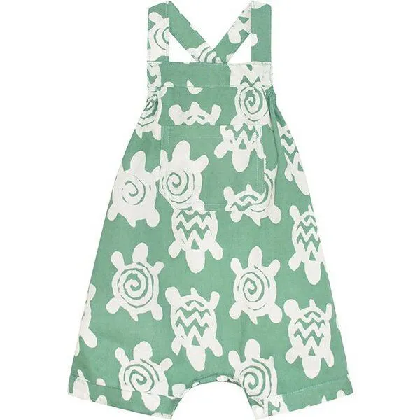 Global Mamas Global Mamas Baby Strampler - Turtles - Bio Baumwolle - Grün – Produktbild 1 von 1