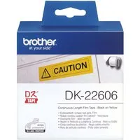 Brother Brother Endlosetiketten "DK-22606" gelb 62 mm x 15,24 m – Produktbild 1 von 1
