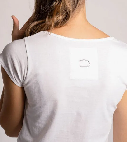 Gary Mash GARY MASH Shirt Asheville Kleiner Fuchs aus Biobaumwolle, Weiß, – Produktbild 4 von 4