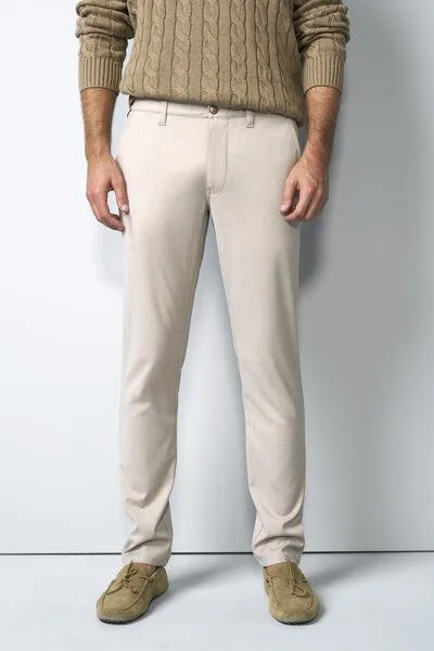 M 5 BY MEYER M 5 BY MEYER Chino mit Stretchbund, Beige (beige), – Produktbild 3 von 5
