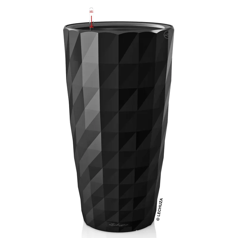 Lechuza® Lechuza® 'Diamante Premium 40', schwarz, ca. Ø 40 x H 75 cm, Schwarz, – Produktbild 1 von 1