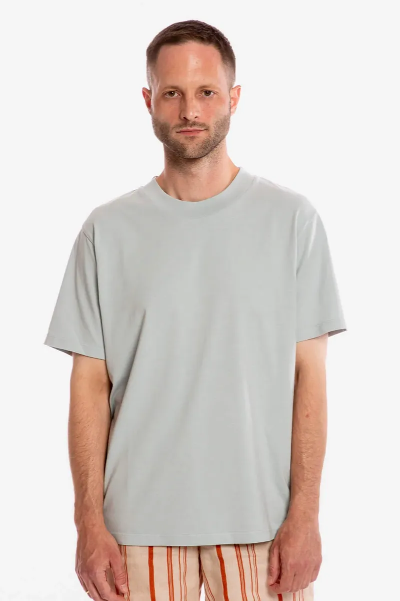 MATONA MATONA Herren vegan T-Shirt All Day Pearl Blue, Hellblau, – Produktbild 2 von 2