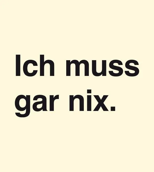 Gary Mash Gary Mash Baumwolltasche Ich muss gar nix. aus zertifizierter Biobaumwolle, Natur, – Produktbild 2 von 2