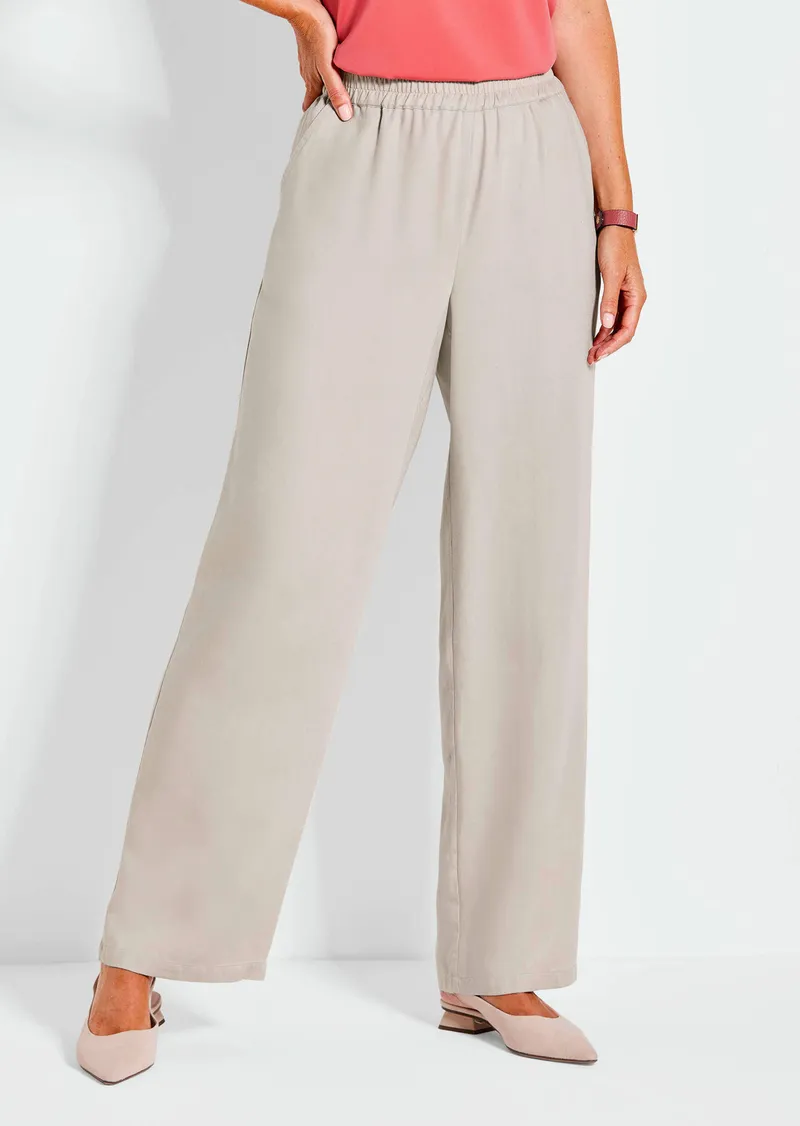 Goldner Schlupfbundhose VERA in Tencel-Qualität - stein - Gr. 21 von Goldner Fashion, Braun, – Produktbild 1 von 3