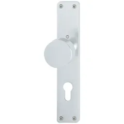 HOPPE Hoppe ZT-Knopflangschild, PZ, E72, RH7, ALU, f.Stiftv., 58/202, Knopf fest auf Langsch., F1 – Produktbild 1 von 1