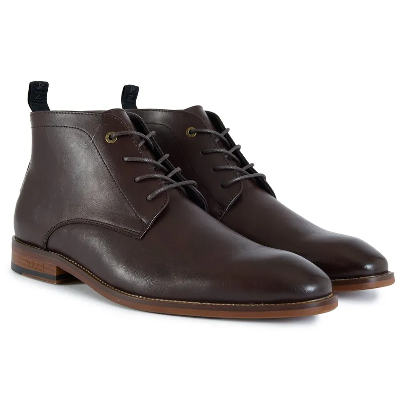 V.GAN V.GAN Herren vegan Stiefel Espresso Chukka, Braun, – Produktbild 2 von 2
