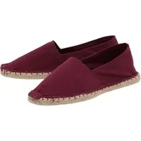 Japanwelt Espadrilles Japanwelt Espadrilles Espadrilles Canvas Unisex Low Top Sommerlatschen Flache Ballerina, Bordeaux, – Produktbild 1 von 1
