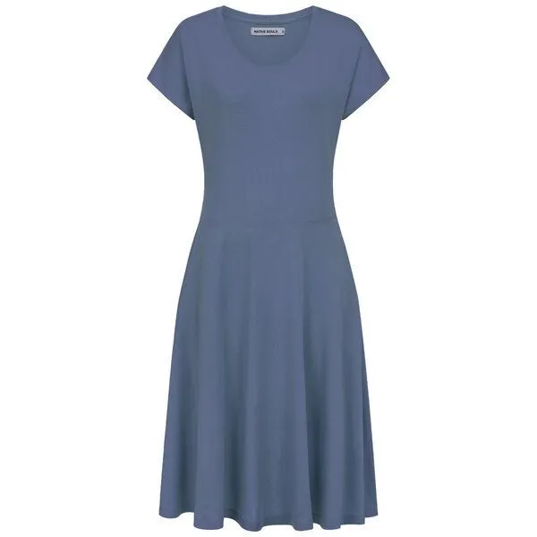 NATIVE SOULS NATIVE SOULS Lyocell Kleid Lena, Dark blue, – Produktbild 1 von 1