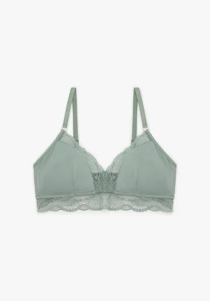 Lovjoi Lovjoi Bralette STIPA bügellos und super weich, Cool green (grün), – Produktbild 1 von 1