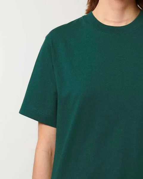 YTWOO YTWOO Sehr dickes Unisex T-Shirt | 240 g/qm | Top Premium Bio-Baumwolle, Grün, – Produktbild 4 von 4