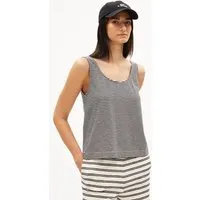 ARMEDANGELS ARMEDANGELS MINAAMI LITA Damen Top aus Bio-Baumwolle, Black-oatmilk, – Produktbild 1 von 2