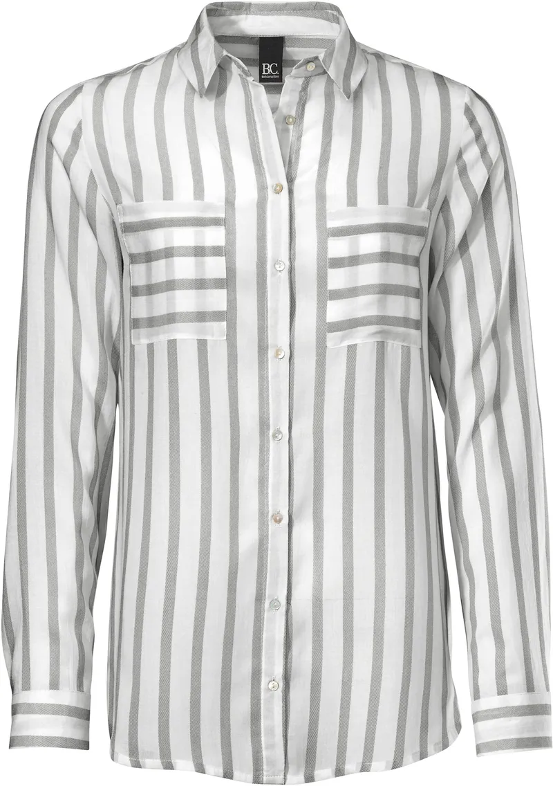 heine Hemdbluse grau-ecru, Grau-ecru, – Produktbild 2 von 2