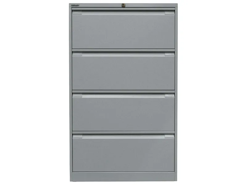 Bisley Bisley Registraturschrank silber 4 Schubladen 2-bahnig – Produktbild 1 von 1