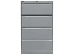 Bisley Bisley Registraturschrank silber 4 Schubladen 2-bahnig – Produktbild 1 von 1