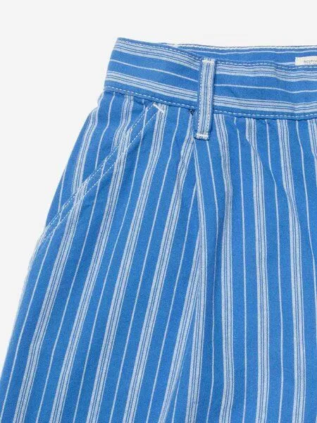 Nudie Jeans Nudie Jeans Damen Pants - Gullan - aus Bio-Baumwolle, Striped (blau), – Produktbild 4 von 4