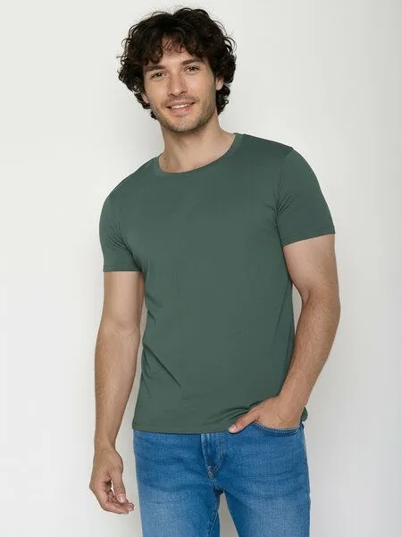 GreenBomb GREENBOMB Basic T-Shirt Guide, Night grove, – Produktbild 3 von 4